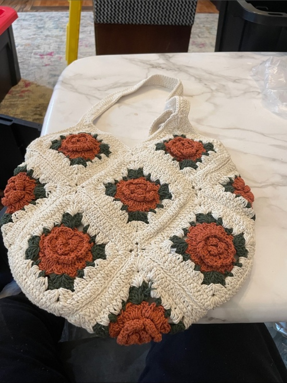Crochet boho vibe bag
